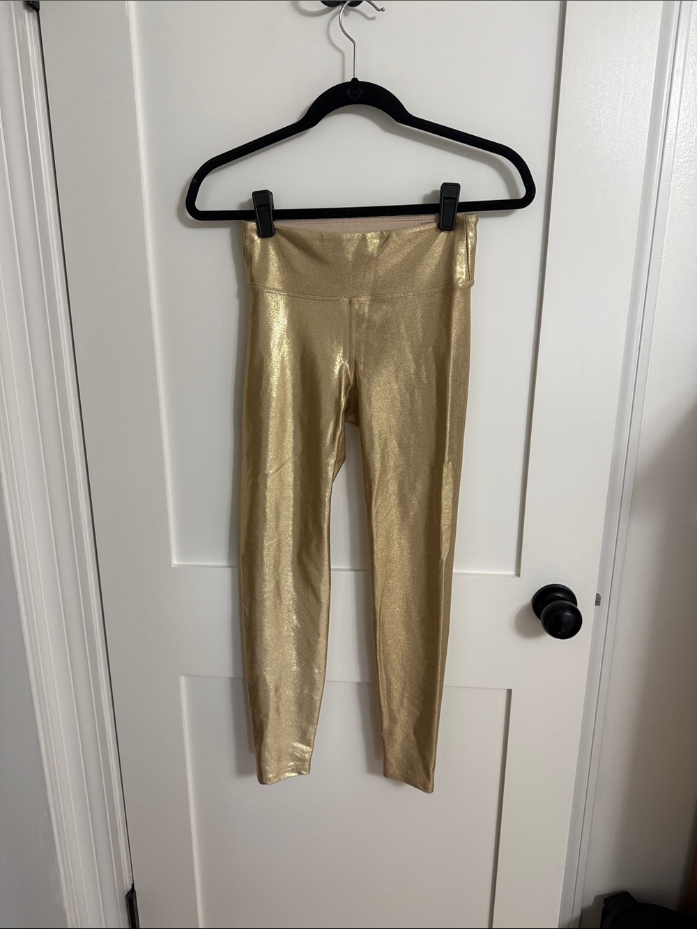 Heroine Sport Metallic Gold Kids Leggings